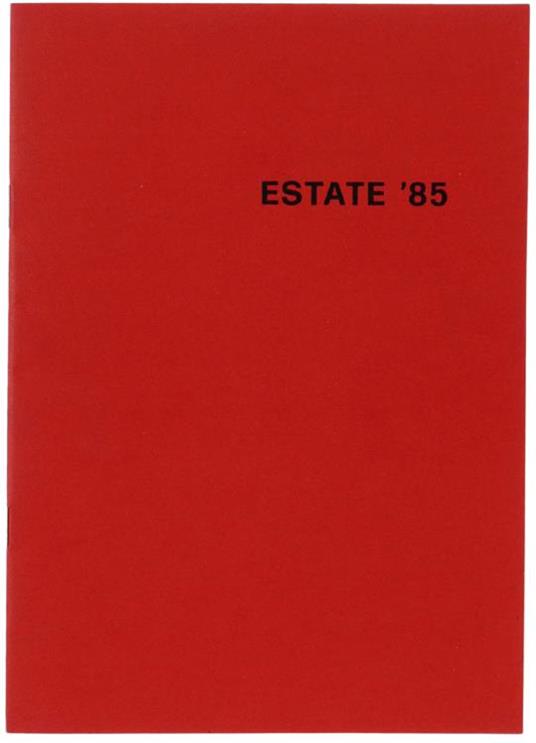 Estate '85 - Pietro Barsi - copertina