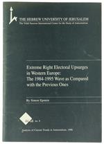 Extreme Right Electoral Upsurges In Western Europe: The 1984-1995 Wave As Compared With The Previous Ones