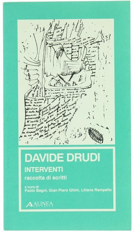 Davide Drudi: interventi. Raccolta di scritti - copertina