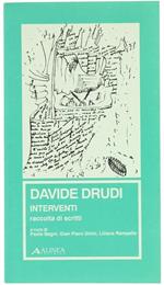 Davide Drudi: interventi. Raccolta di scritti