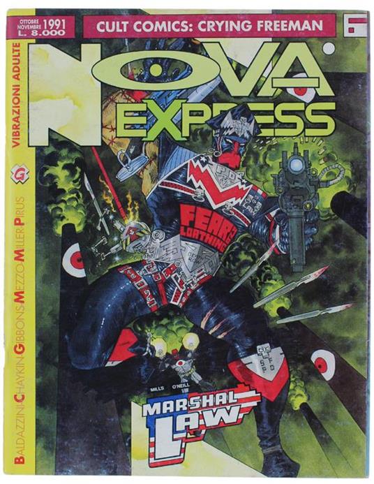 Nova Express N. 6. Ottobre. Novembre 1991 - copertina