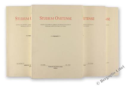 Studium Ovetense. Revista Del Instituto Superior De Estudios Teologicos. Seminario Metropolitano De Oviedo. Voll. Xxv-Xxvi-Xxvii-Xxviii-Xxix - copertina