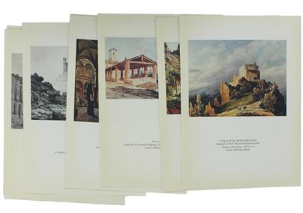 Vedute Piemontesi Dell'800: 12 Tavole In Facsimile - copertina