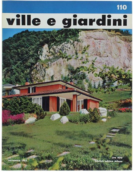Ville E Giardini. N. 110. Novembre 1965 - Mario Ravegnani - copertina
