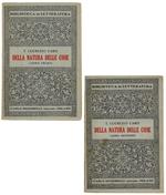 Della Natura Delle Cose. Libro Primo. Libro Secondo