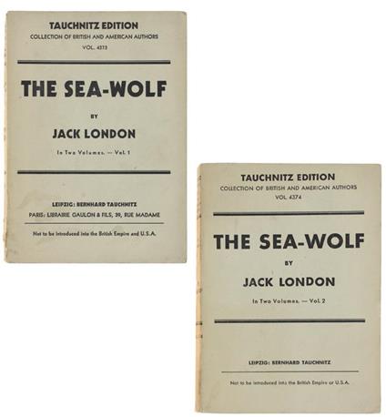 The Sea-Wolf. In Two Volumes - Jack London - copertina