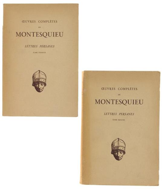 Lettres Persanes. Tome I + Tome Ii - Charles L. de Montesquieu - copertina