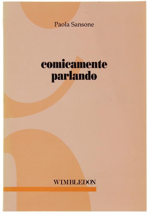 Comicamente Parlando - Paola Sansone - copertina