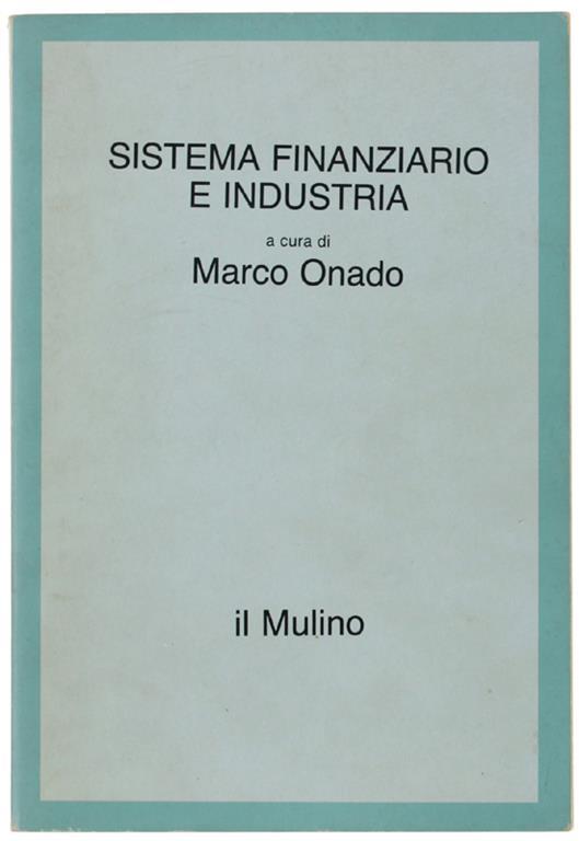 Sistema finanziario e industria - copertina