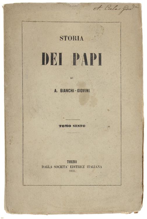 Bergoglio Libri d'Epoca Snc