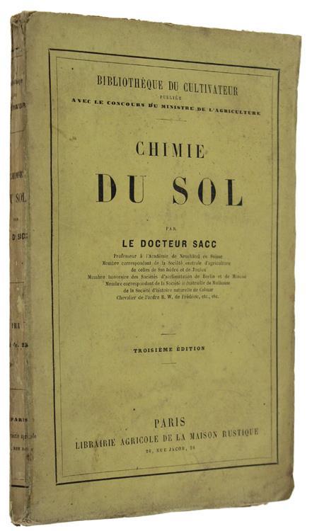 Chimie Du Sol - copertina
