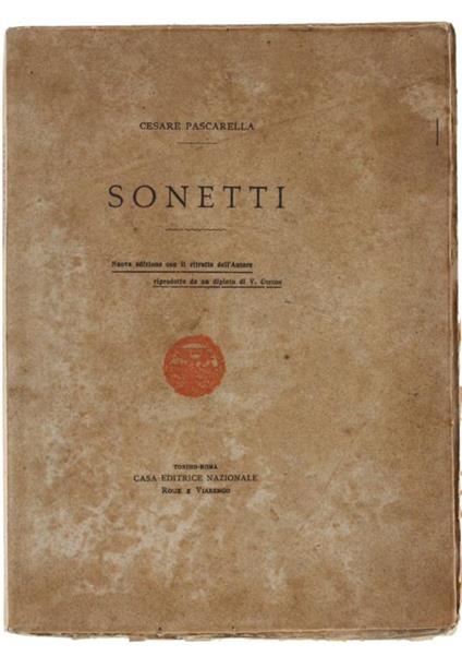 Sonetti - Cesare Pascarella - copertina