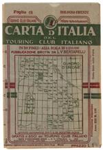 Bologgna-Firenze. Foglio 18 Della Carta D'italia Del T.C.I. Alla Scala 1:250.000