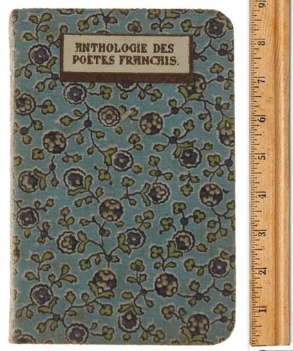 Anthologie Des Poetes Français - copertina