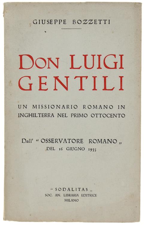 Bergoglio Libri d'Epoca Snc