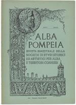 Alba Pompeia, Rivista Bimestrale. Anno I/1908 Fasc. 1. (Reprint)
