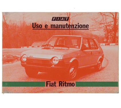 Fiat Ritmo. Uso e Manutenzione - copertina