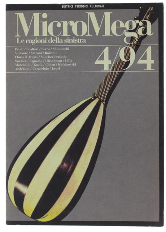 Micromega. 4/94. Le Ragioni Della Sinistra - copertina