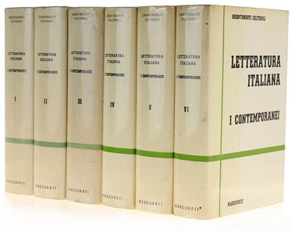 Letteratura Italiana - I Confemporanei. [Opera Completa] - copertina