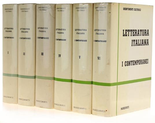Letteratura Italiana - I Confemporanei. [Opera Completa] - copertina