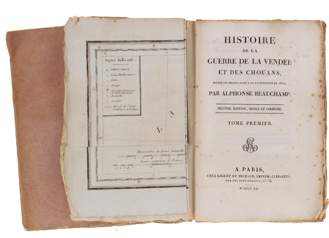 Histoire De La Guerre De La Vendee Et Des Chouans, Depuis Son Origine Jusqùà La Pacification De 1800. Tome I - Ii - Iii