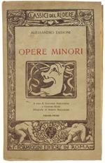 Opere Minori. Volume Primo