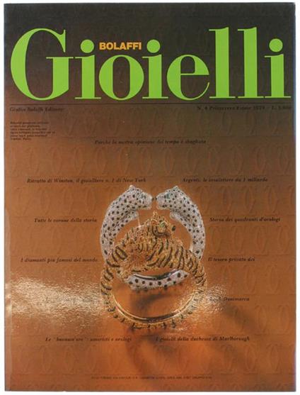Bolaffi Gioielli N. 4 - Primavera-Estate 1979 - copertina