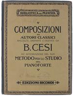 Metodo Per Lo Studio Del Pianoforte. Composizioni Di Gio. Seb. Bach. Libro Vi (Contenuto: Vedi Foto Dell'indice)