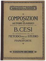 Metodo Per Lo Studio Del Pianoforte. Composizioni Di Felice Mendelssohn-Bartholdy. Libro V (Contenuto: Vedi Foto Dell'indice)