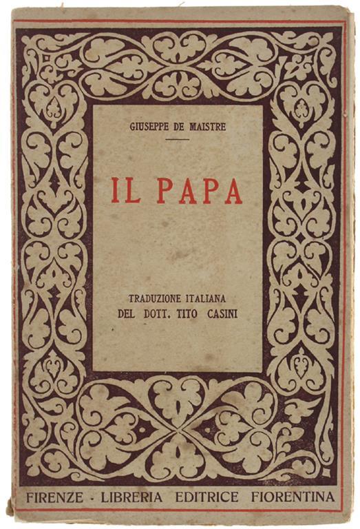 Il Papa. Volume secondo - copertina