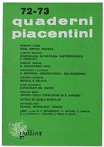 Quaderni Piacentini. N. 72-73 - Otrobre 1979