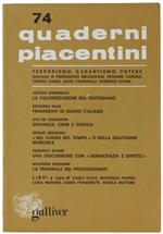 Quaderni Piacentini. N. 74 - Aprile 1980