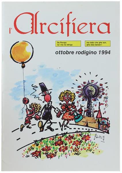 L' Arcifiera. Ottobre Rodigino 1994 - Angelo Savaris - copertina