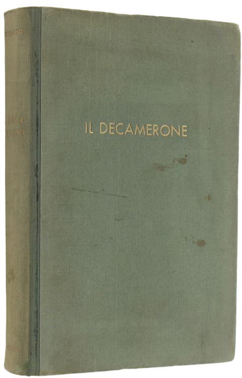 Il Decamerone. Quarta Edizione Integra Con Prefazione E Glossario Di Angelo Ottolini - Giovanni Boccaccio - copertina