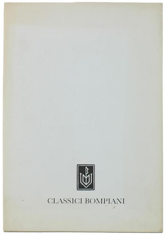Classici Bompiani - Valentino Bompiani - copertina