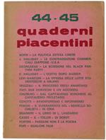 Quaderni Piacentini. N. 44-45 - Ottobre 1971