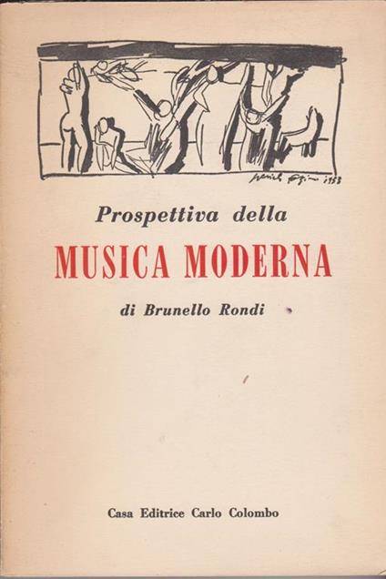 Prospettiva della musica moderna - Brunello Rondi - copertina