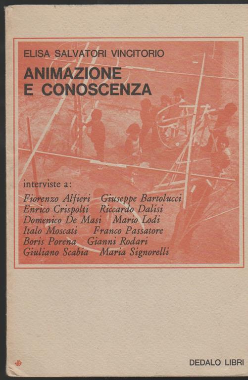 Animazione e conoscenza - Elisa Vincitorio - copertina