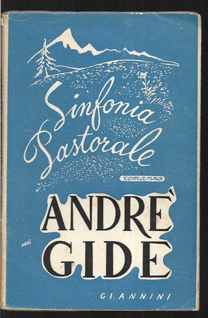 La sinfonia pastorale - André Gide - copertina