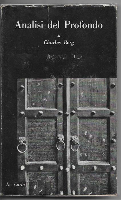 Analisi del Profondo - Charles Berg - copertina