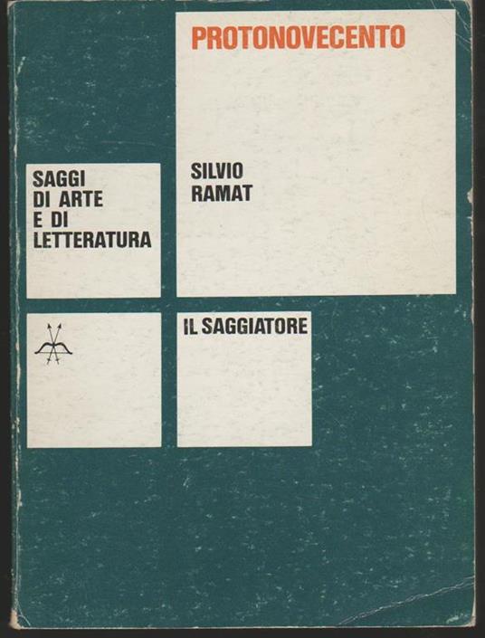 Protonovecento (stampa 1978) - Silvio Ramat - copertina