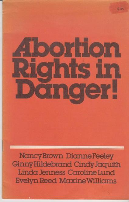Abortion rights in danger! - copertina