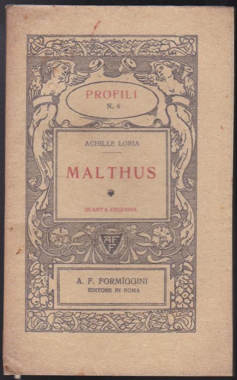 Malthus - Achille Loria - copertina