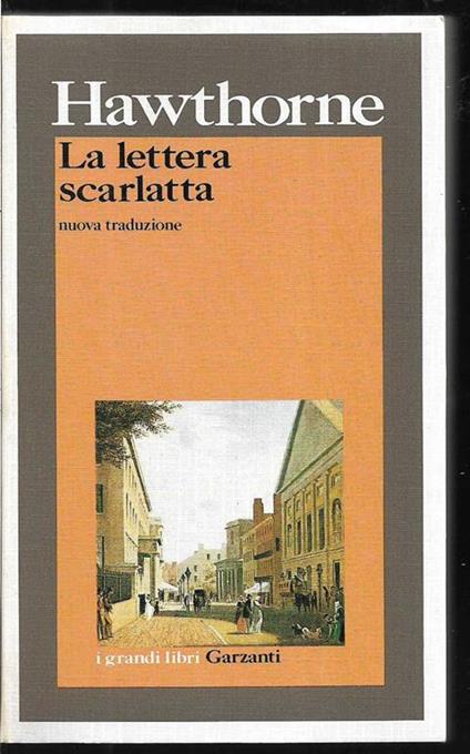 La lettera scarlatta - Nathaniel Hawthorne - copertina