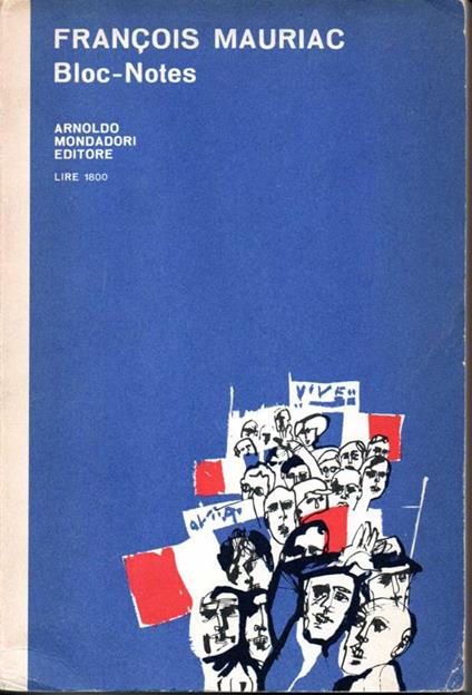 Bloc-Notes - François Mauriac - copertina