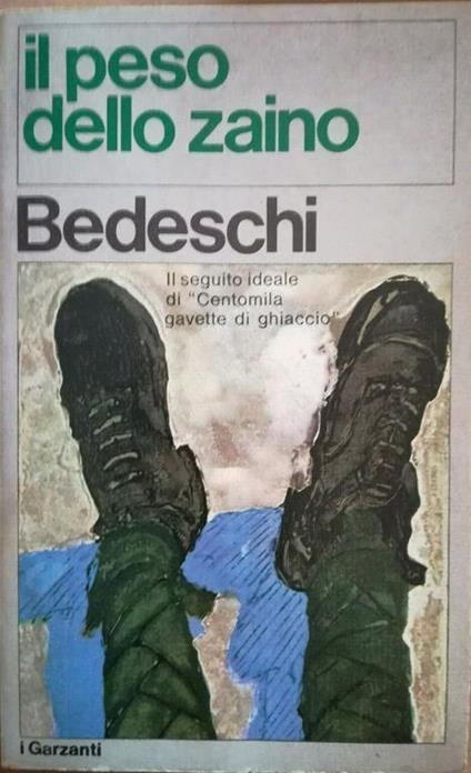 Il peso dello zaino - Giulio Bedeschi - copertina