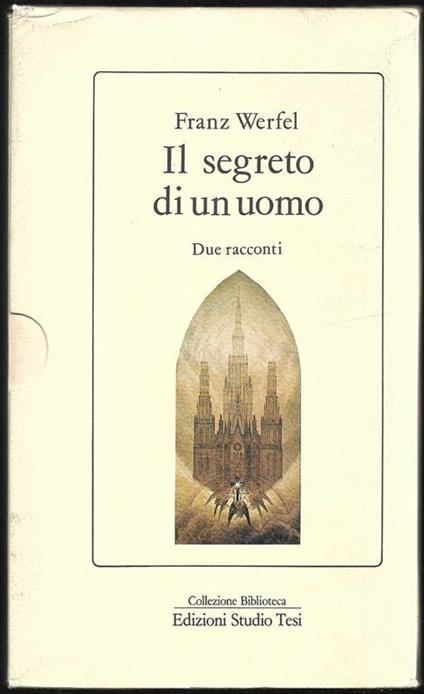 Il segreto di un uomo Due racconti (stampa 1983) - Franz Werfel - copertina