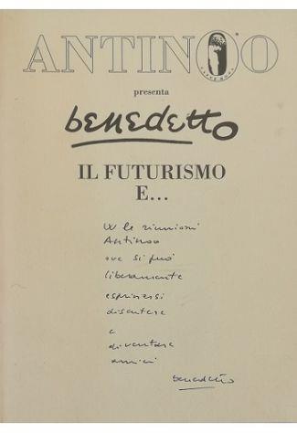 Benedetto il futurismo e.. - copertina