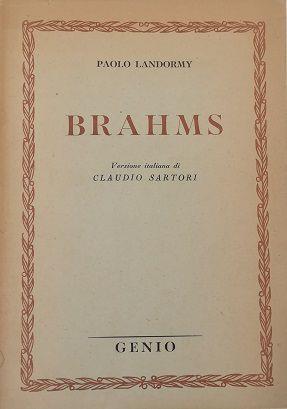 Brahms - Paolo Landormy - copertina