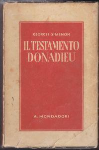 Il testamento Donadieu - Georges Simenon - copertina